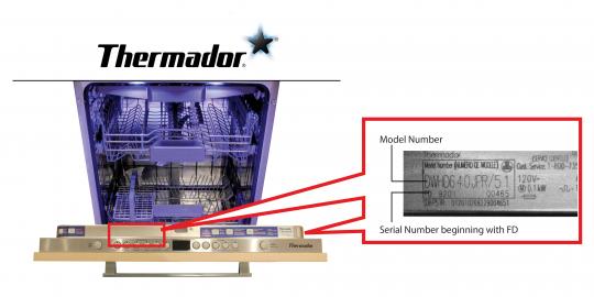 Jenn air store dishwasher model numbers