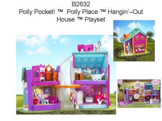 Recalled Polly Pocket!™ Polly Place™ Hangin' Out House™