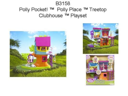 Recalled Polly Pocket!™ Polly Place™ Treetop Clubhouse™