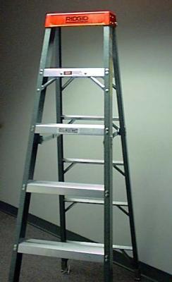 Recalled RIDGID® stepladder