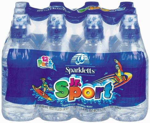 Recalled Bottled Water with Push-Pull Sports Caps