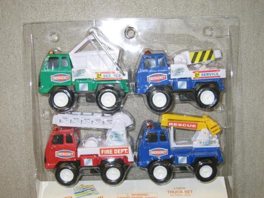 Recalled Summerville "City Service" Toy Truck Set