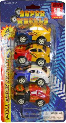 Recalled Super Wheels Pull-Back Action Toy Cars