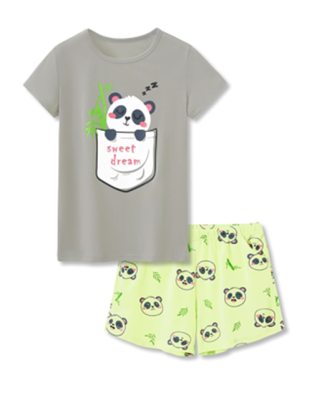 Recalled Tebbis "Sleepy Panda" Girls Pajama Set