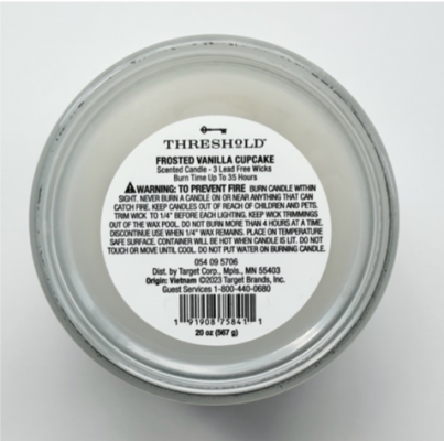 Target recalls 2.2 million additional candles due to laceration
