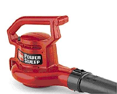 Recalled Toro Power Sweep Electric Blower