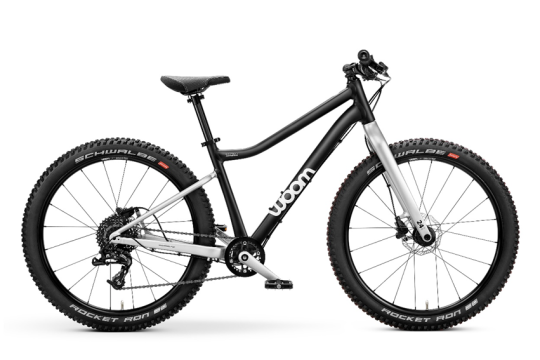 Recalled OFF 5 – Black with silver carbon front fork, 24-inch wheels