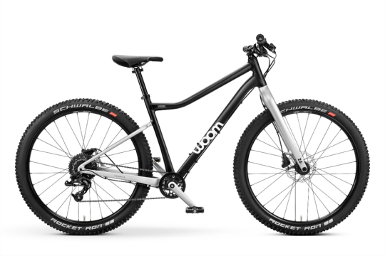 Recalled OFF 6 – Black with silver carbon front fork, 26-inch wheels