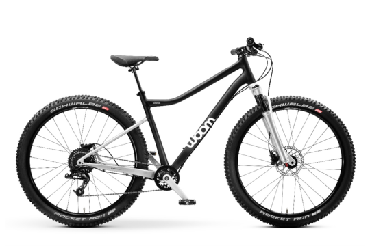 Recalled OFF AIR 6 – Black with silver suspension front fork, 26-inch wheels