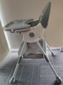 Sideview of MJKSARE baby high chair