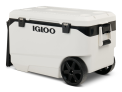 Recalled Igloo 90QT Flip & Tow Rolling Cooler in White Body and Lid