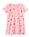 Recalled Booph children’s nightgown – short sleeves, pink with strawberries