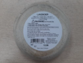 Label located on the underside of the recalled candle