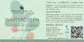 Recalled Organic Pure Oil Wintergreen Essential Oil label