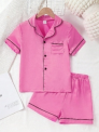 Recalled SHEIN EVRYDAY Kids Children’s Pajama Set - pink