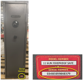 Recalled Academy Sports + Outdoors Redfield Gun Fireproof Safe serial number location