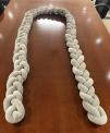 XHJRI 4-Strand Braided Crib Bumper