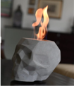 Recalled Colsen-branded Fire Pit, Skull model