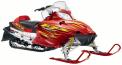 Recalled 2003 Arctic Cat Firecat snowmobile produced with red plastic skis