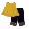 Recalled Greendog® girl's capri pant and shirt set