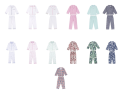 Recalled Sant and Abel Children's Traditional Collared Two-Piece Pajama Sets (Boys' White Cambric, Girls' White Cambric, Girls' Billie Neon, Gingham Pink, Gingham Green, Gingham Blue, Palm Tree Blue, Palm Tree Pink, Palm Tree Green, Banana Leaf Pink, Banana Leaf Green, Banana Leaf Blue and Houndstooth)
