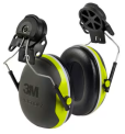 Serie X4P3E de las orejeras contra el ruido Peltor X de 3M, que se conectan a cascos regulares, retiradas del mercado