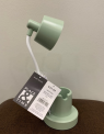 Recalled Place & Time battery-operated desk lamp with USB cord (green)