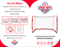 Sport Nets Portable 4x8 Soccer Goal Instruction Manual Cover