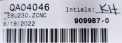 Example of Product Number Label for Recalled Desk and Storage Units