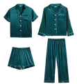 Recalled Green Satin Two-Piece Pajama Sets