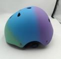 Recalled Wemfg Children’s Multi-Purpose Bike Helmet – green/blue/purple