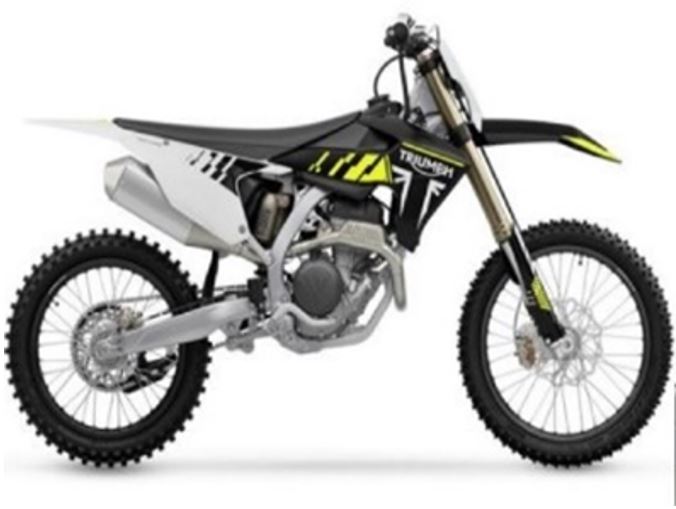 Recalled Triumph TF250-X Closed Course Competition Motorcycle