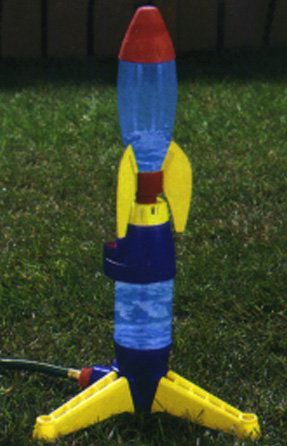 water propelled rocket toy