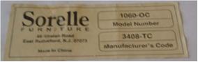 Sorelle label