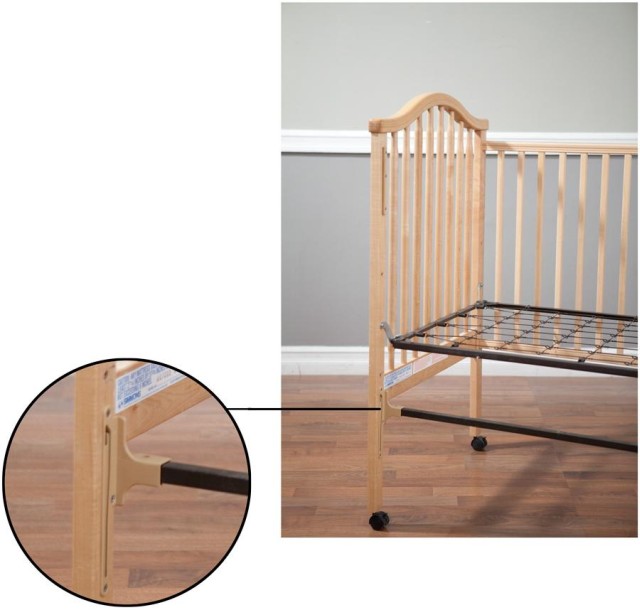 adjustable side crib