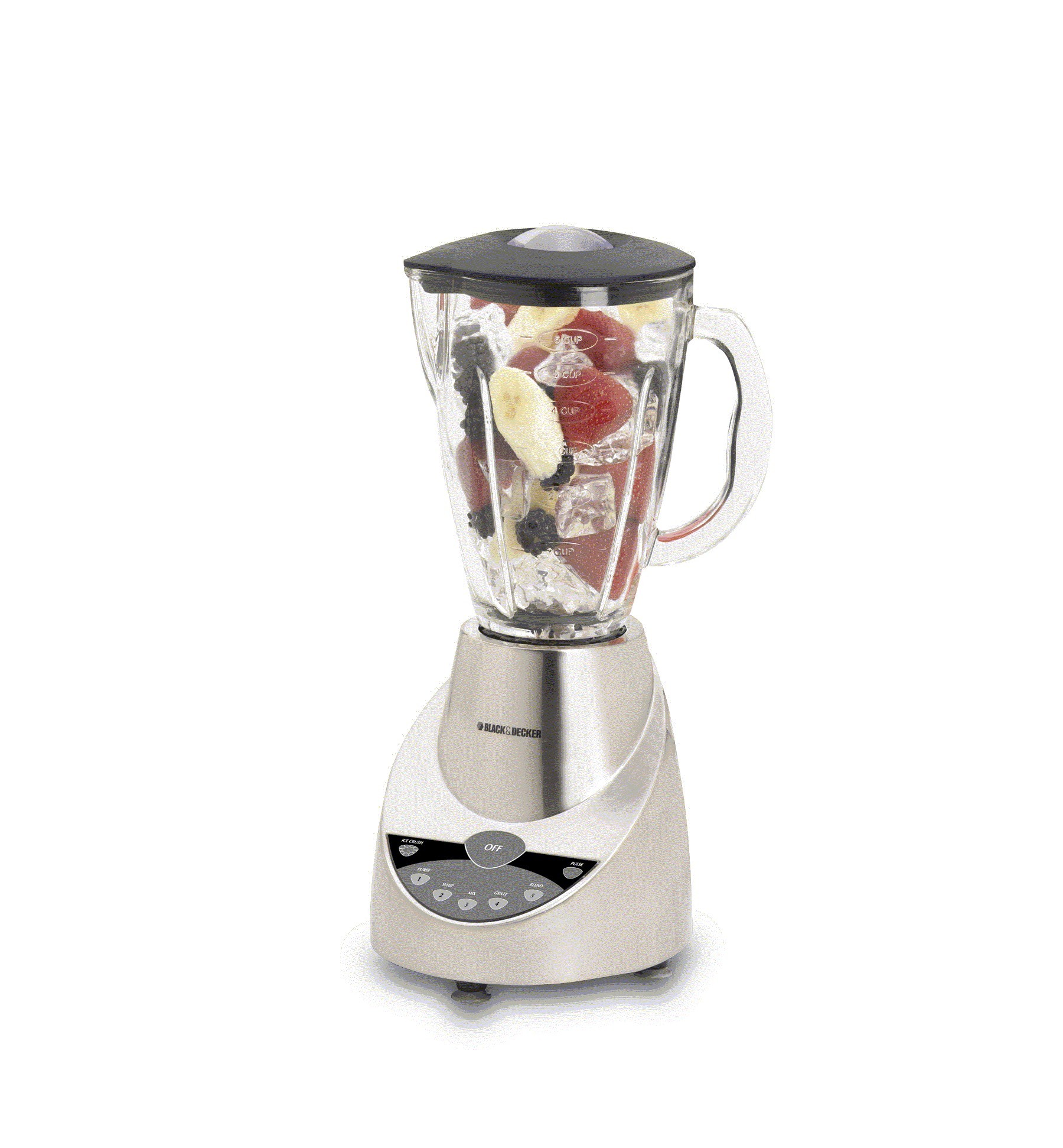 Best Buy: Black & Decker 5-Speed Blender with Glass and Stainless-Steel Jars  BL5900