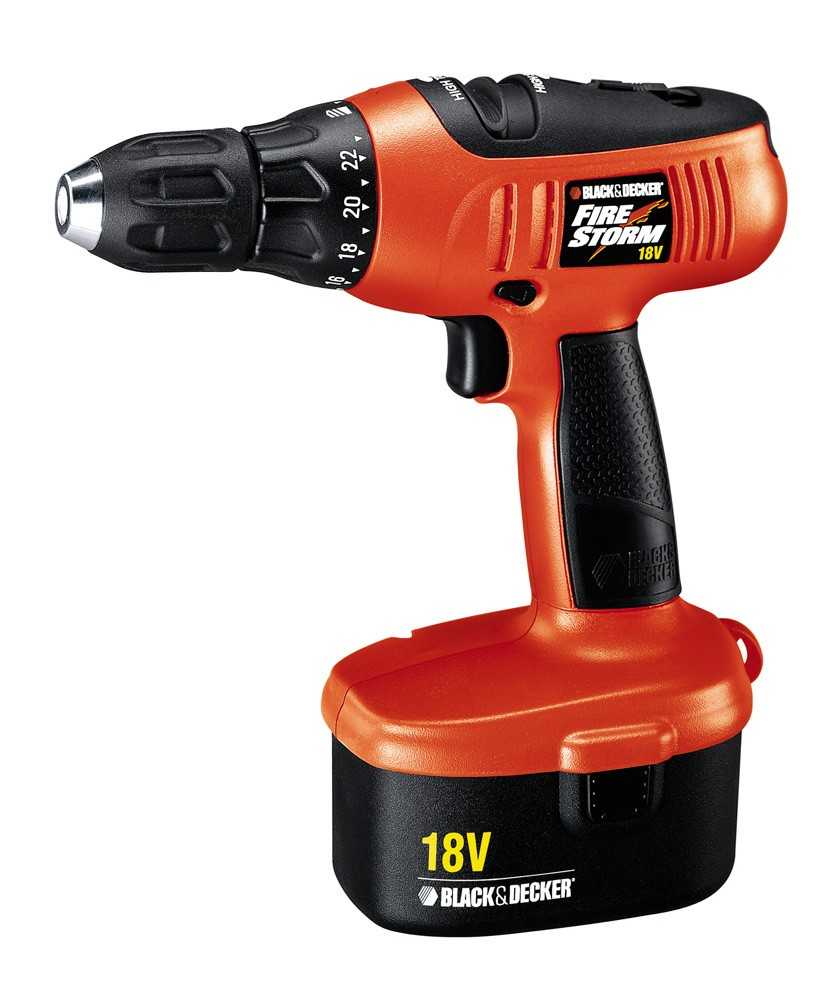 BLACK+DECKER GC1800 Cordless Drill and Battery - No Charger.