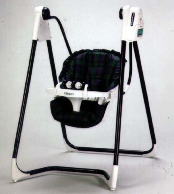 graco swing with tray